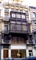 Gentlemen's house with wooden oriel BRUSSELS-CITY in BRUSSELS / BELGIUM: 