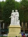 Statue of the Van Eyck brothers MAASEIK / BELGIUM: 