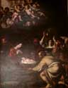 Sint-Bartholomeuskerk GERAARDSBERGEN / BELGIË: Het schilderij 'De Aanbidding van de Herders' wordt toegeschreven aan Abraham Jansens.