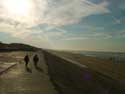 Strand and Sea DE PANNE / BELGIUM: View south-east direction France