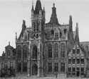 Oud stadhuis DIKSMUIDE / BELGI: Stadhuis van Diksmuide voor de eerste wereldoorlog