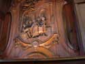 Sint Jan Baptist en Evangelist kerk MECHELEN / BELGIË: Detail van Ã©Ã©n van de armenbank door  Pieter Valckx