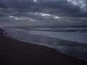 Sea in the evening. KNOKKE in KNOKKE-HEIST / BELGIUM: 