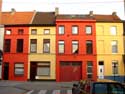 Quartier bien collor derrire Dampoort GAND / BELGIQUE: 