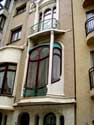 Art-Nouveau huis OOSTENDE / BELGI: 