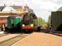 Railway museum MALDEGEM picture: Here comes the steam locomotive!