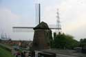 Scheldt dike Windmill Scheldt (in Doel) KIELDRECHT in BEVEREN / BELGIUM: 