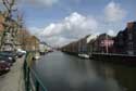 Visserij en Benedenschelde (zicht van op de Van Eyckbruggen) GENT / BELGI: 