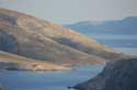 Muur op Prvic vanuit Baska Prvic Eiland (otok) in Baka / KROATI: 