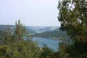 Krka uitzicht op vallei Skradin / KROATI: 