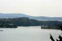 View on sea from Saint-Michael's castle Sibenik / CROATIA: 