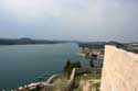 View on sea from Saint-Michael's castle Sibenik / CROATIA: 