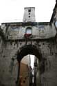 Iron Gate and Our Ladies' Tower Split in SPLIT / CROATIA: 