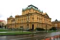 Nationaal Theater Zagreb in ZAGREB / KROATI: 