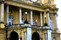 Nationaal Theater Zagreb in ZAGREB / KROATI: 