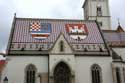 glise Saint Marc Zagreb  ZAGREB / CROATIE: 