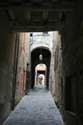 Tiny street Monflanquin / FRANCE: 