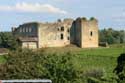 Castle ruins Fargues / FRANCE: 