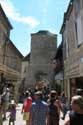 Salmon (also Malbec) city gate Rocamadour Rocamadour / FRANCE: 