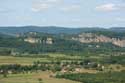 Vue sur vallai de la Dordogne  Domme / FRANCE: 