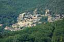 Vue sur vallai de la Dordogne  Domme / FRANCE: 