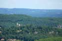 Vue sur vallai de la Dordogne  Domme / FRANCE: 