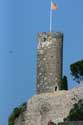 View on castle Turenne in TURENNE / FRANCE: 