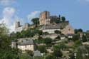 View on castle Turenne in TURENNE / FRANCE: 