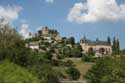 View on castle Turenne in TURENNE / FRANCE: 