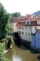 Watermolen op Duivelsbeek Praag in PRAAG / Tsjechi: 