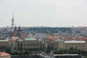 View on Prague from castle Pragues in PRAGUES / Czech Republic: 