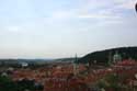 Uitzicht over Praag van bij kasteel Praag in PRAAG / Tsjechi: 