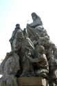 Statues of Saints John of Matha, Felix of Valois, and Ivan Pragues in PRAGUES / Czech Republic: 