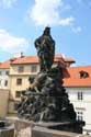 Saint-Vitus' statue Pragues in PRAGUES / Czech Republic: 