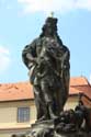 Saint-Vitus' statue Pragues in PRAGUES / Czech Republic: 