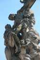 Statue of St. Luthgard Pragues in PRAGUES / Czech Republic: 