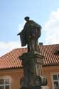 Saint Nicholas of Tolentino's statue Pragues in PRAGUES / Czech Republic: 