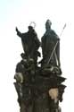 Statue des Saints Vincent Ferrer et Procopius Pragues  PRAGUES / Rpublique Tchque: 