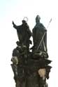 Saints Vincent Ferrer and Procopius' statue Pragues in PRAGUES / Czech Republic: 