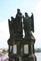 Saint Francis of Assisi 's statue Pragues in PRAGUES / Czech Republic: 