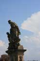 Saint Ludmila 's statue Pragues in PRAGUES / Czech Republic: 