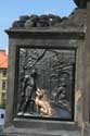 Saint John of Nepomuk 's statue Pragues in PRAGUES / Czech Republic: 