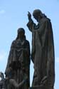 Saint Cyril and Saint Methodius 's statue Pragues in PRAGUES / Czech Republic: 