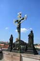 The Crucifix and Calvary Pragues in PRAGUES / Czech Republic: 