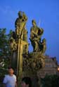 Saints Barbara, Margaret and Elizabeth 's statues Pragues in PRAGUES / Czech Republic: 