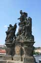 Madonna, Sainst Dominic and Thomas Aquinas' statue Pragues in PRAGUES / Czech Republic: 