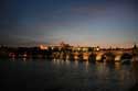 View in Charles Bridge from Novotnho Pragues in PRAGUES / Czech Republic: 