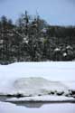 Hermeton in snowy landscape SOULME in DOISCHE / BELGIUM: 