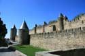 City walls Carcassonne / FRANCE: 