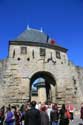 Poort van Grafelijk kasteel - Barbacane Carcassonne / FRANKRIJK: 